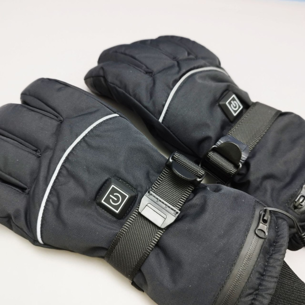 Перчатки зимние с подогревом Heated Gloves ZCY-124065 (3 режима нагрева, 2 блока питания 4000 мАч в комплекте) 